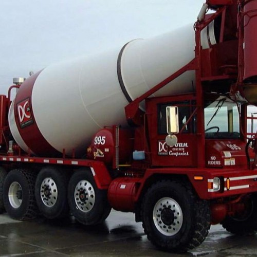 cement mixer construction truck supply chain box truck delivery logistics geometric tolerancing
